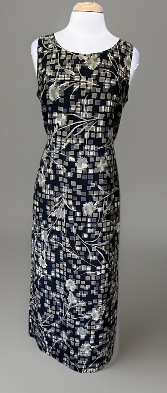 Studio Work 90s Y2K Dandelion Sleeveless Maxi Dress Tie Back Whimsigoth Grunge M